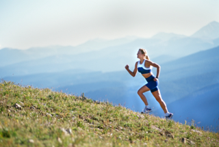 Womanrunningupmountain